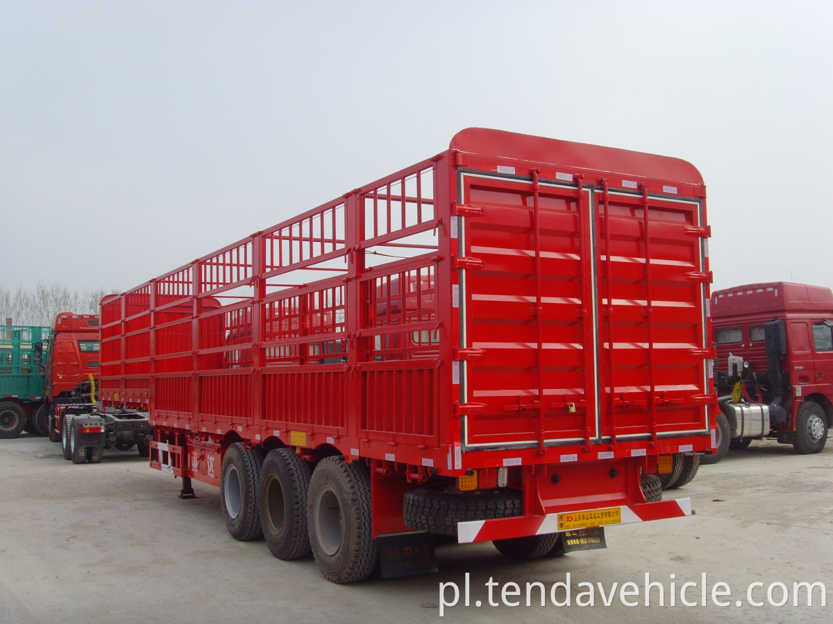 Gooseneck Stake Semi Trailer